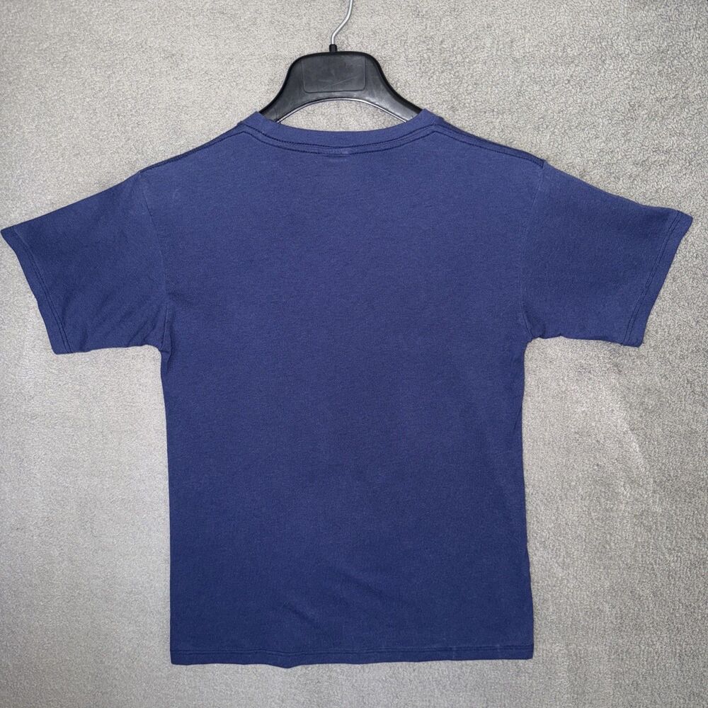 Junk Food Mens S Batman T-Shirt Graphic Tee Retro Blue DC Comics Unisex Tactile - Picture 6 of 8
